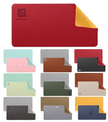 Faux Leather Workspace Mat