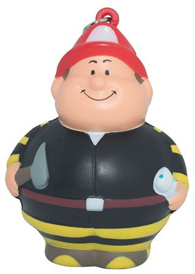 Fireman Bert Anti Stress Toy Key Chain