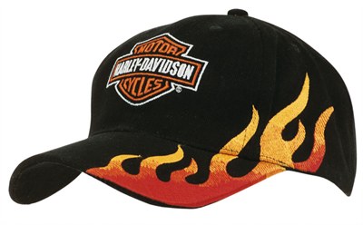Embroidered Side Flame Cap