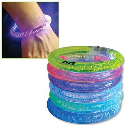 Flashing LED Bubble Wristband