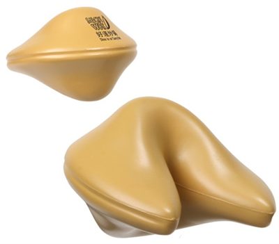 Fortune Cookie Shaped Stress Toy