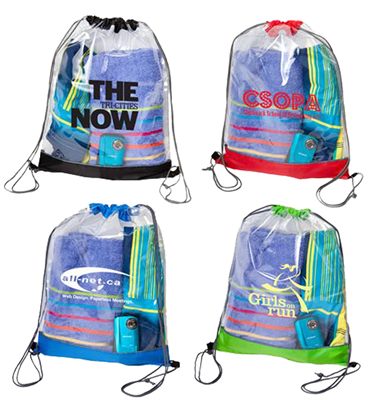 Ghosti Clear PVC Drawstring Bag