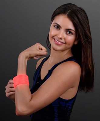 Glow In The Dark Red Wristband