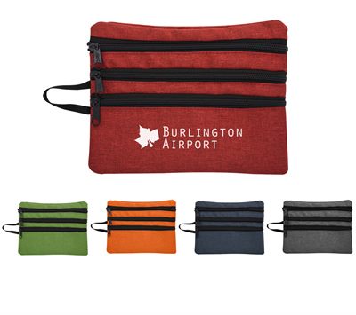 Grayling Heathered Tech Accessory Travel Bag