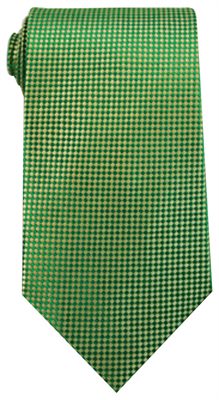Green Coloured Bancroft Silk Tie