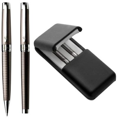 Nickel Plated Pen And Rollerball Set