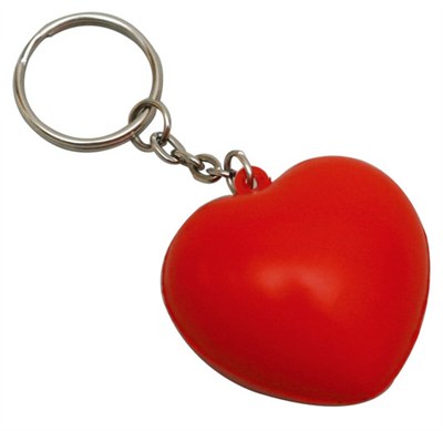 Heart Keychain Stress Ball