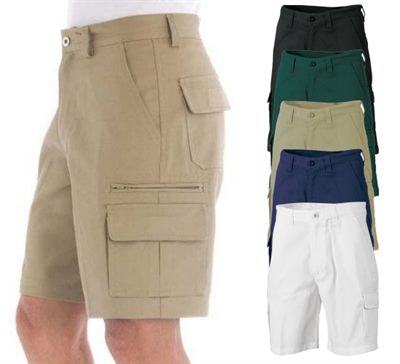 Heavyweight Cotton Drill Shorts are the industrial strength work wear