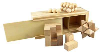 Helix 3 in 1 Wooden Brain Teaser