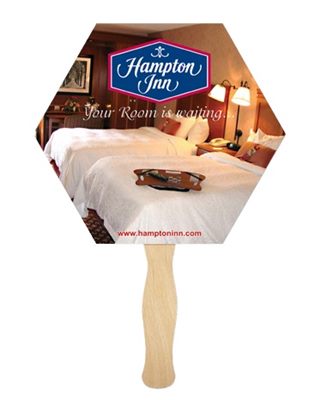 Hexagon Hand Fan