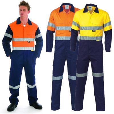 Hi-Vis Reflective Work Coverall