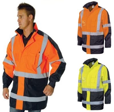 Hi Vis Waterproof Rain Jacket