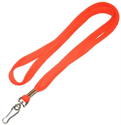 Hi Vis Orange Lanyard