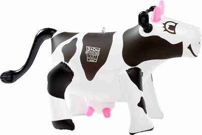 Inflating Cow