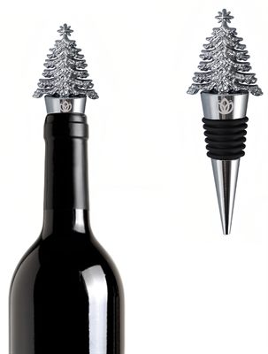 Jolly Christmas Tree Wine Stopper