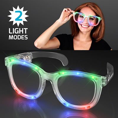 Jumbo Flashing LED Party Glasses