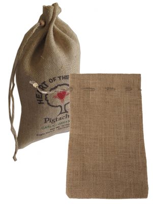 Jute Drawstring Pouch Medium