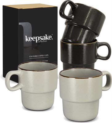Keepsake Stackable Coffee Cup Gift Set