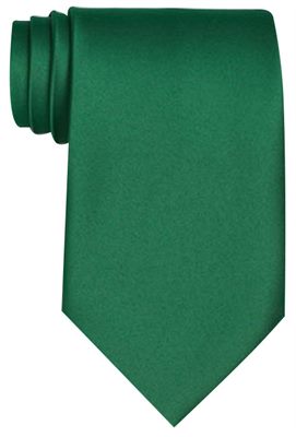 Kelly Green Coloured Silk Tie