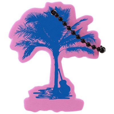 Palm Tree Floating Keyring