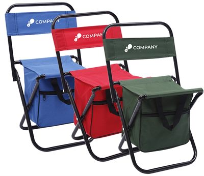 Kid Foldable Camping Chair with Cooler Bag