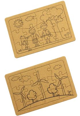 Kids Kraft Carboard Jigsaw Puzzle