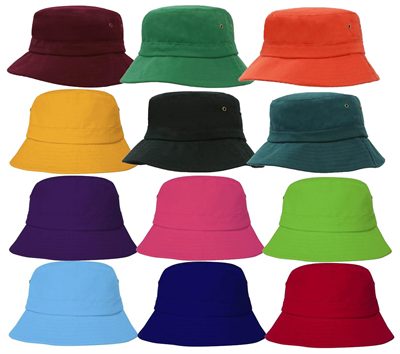 Kids Promotional Bucket Hats are crafted from a durable blend of 55% c