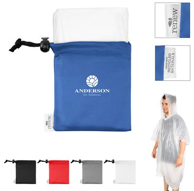 Korora PE Poncho With rPET Pouch