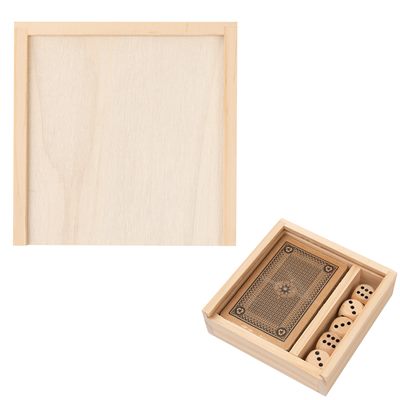 Kraft Paper Playing Cards & Dice Set