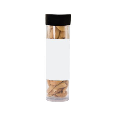Large Gourmet Plastic Tube Filled With Cashews
