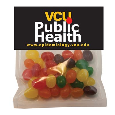 Large Header Bag Filled With Jelly Beans