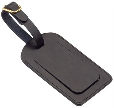 Leather Covered ID Tag