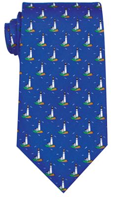 Lighthouse Polyester Tie