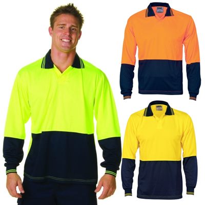Fluoro Safety Work Polo Shirt