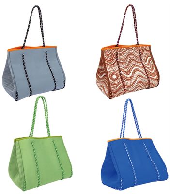 Marina Neoprene Beach Tote Bag