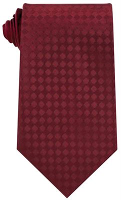 Maroon Coloured Aberdeen Polyester Tie