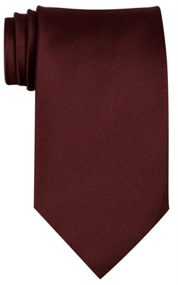 Maroon Coloured Silk Tie