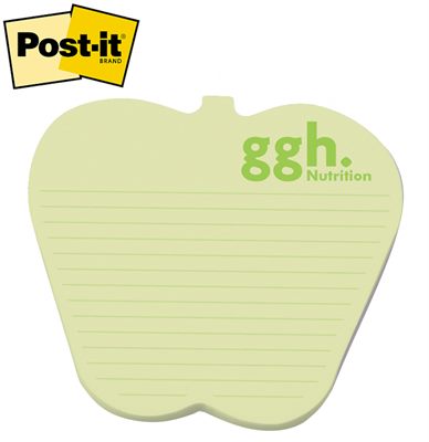 Medium Apple Shaped Post-it® Notes