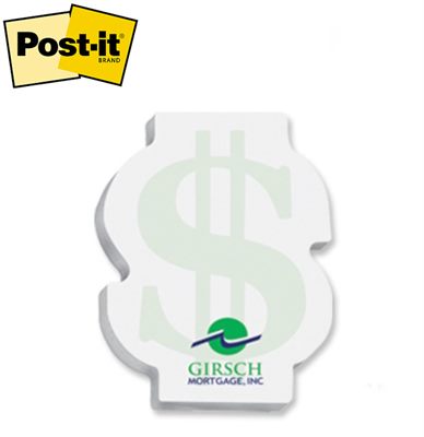 Medium Dollar Sign Shaped Post-it® Notes