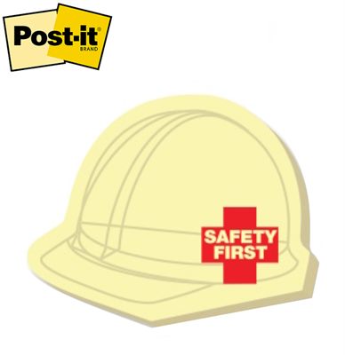 Medium Hard Hat Shaped Post-it® Notes