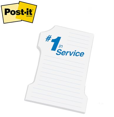 Medium Number 1 Shaped Post-it® Notes