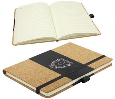Medium Sized Cork Cover Notebook