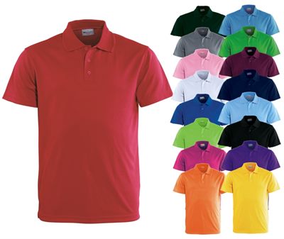 Polyester Polo Shirts embroidered with your business logo are an affor
