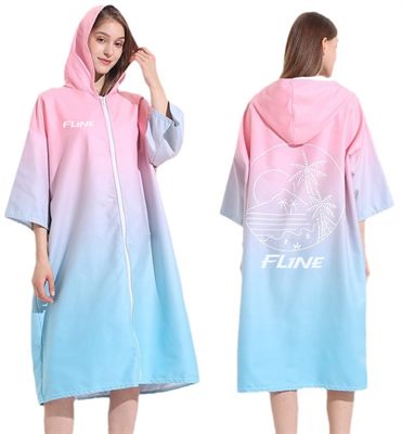 Microfibre Zippered Sublimation Hooded Change Towel