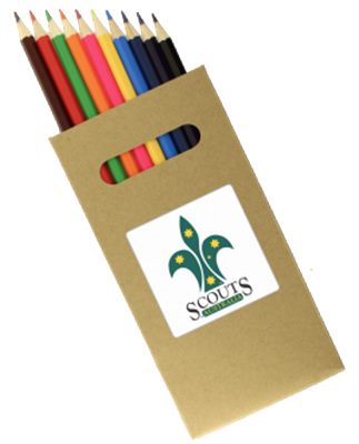 Minden 10 Pack Colouring Pencils