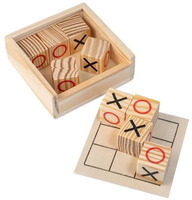 Mini Wooden Tic Tac Toe