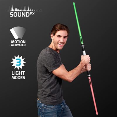 Motion Activated Double Saber With Sound