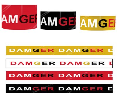 Multi-Colour Printed PE Barrier Tape
