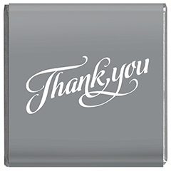 Napolitain Thank You Silver Wrapper 6g