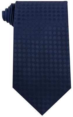 Navy Blue Coloured Aberdeen Polyester Tie